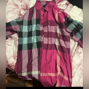 Burberry shirt worn once been folded for a while!